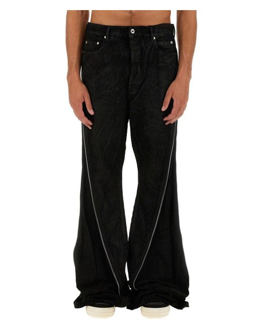 Rick Owens Black Bolan Banana Jeans for men