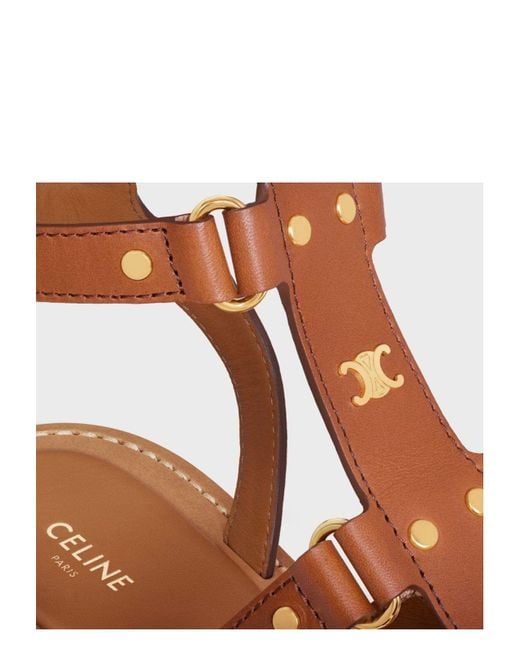 Céline Brown Lympia Gladiator Sandal