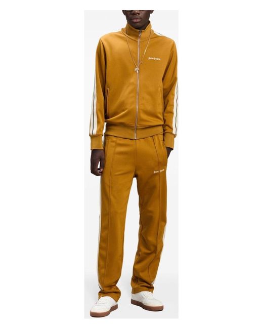 Palm Angels Orange Logo Track Jacket for men