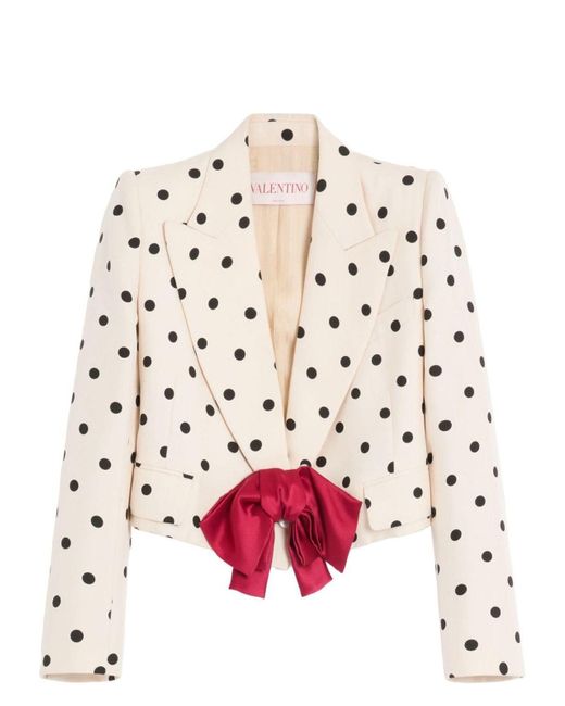 Valentino Pink Silk Blazer Jacket