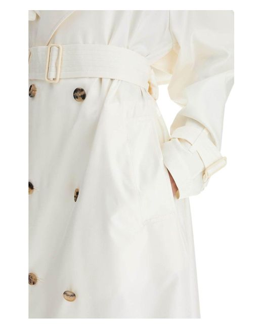 【関税&送料込】Burberry Ivory Silk Trench Coat 762D54CC-F0DC-4775-A9CE-