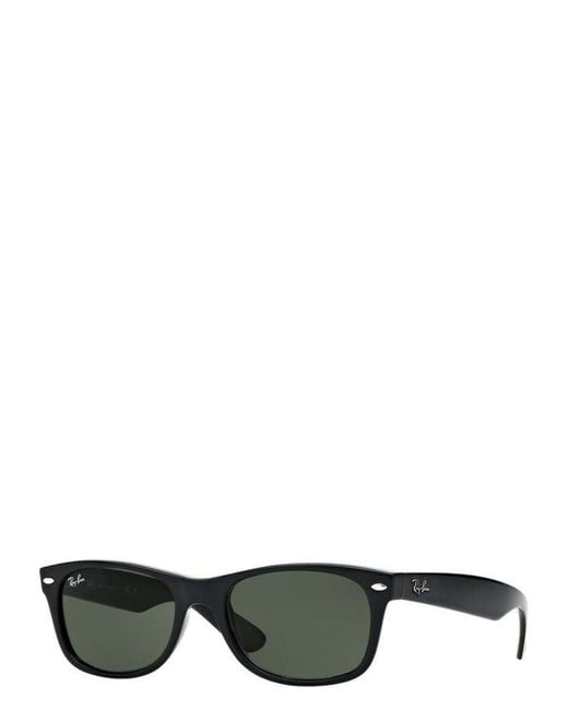 Ray-Ban Black New Wayfarer Rb2132 901 Sunglasses for men
