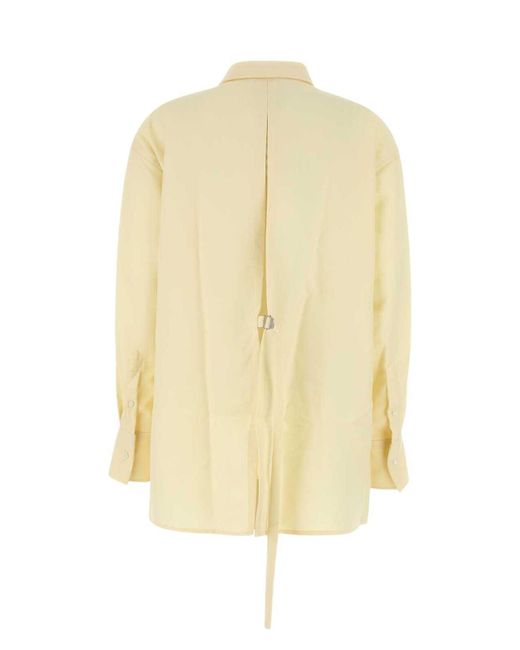 Tシャツ・カットソー AMI PARIS Pastel yellow wool oversize shirt Pastel yellow Oversized wool shirt | AMI PARIS | NET-A-PORTER