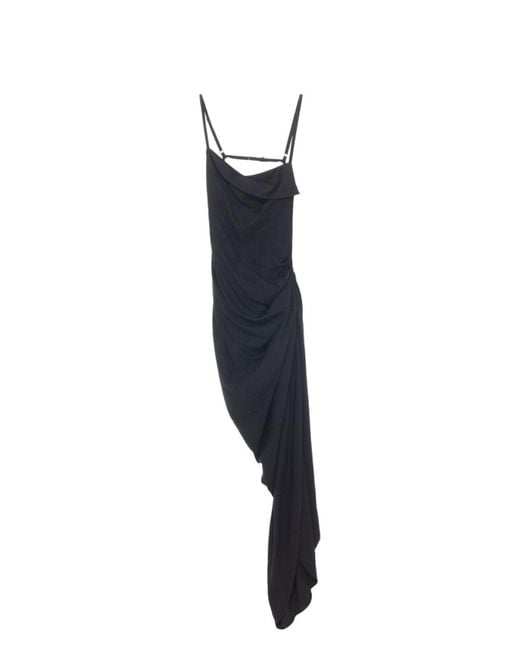 Jacquemus Blue Elegant Saudade Longue Dress