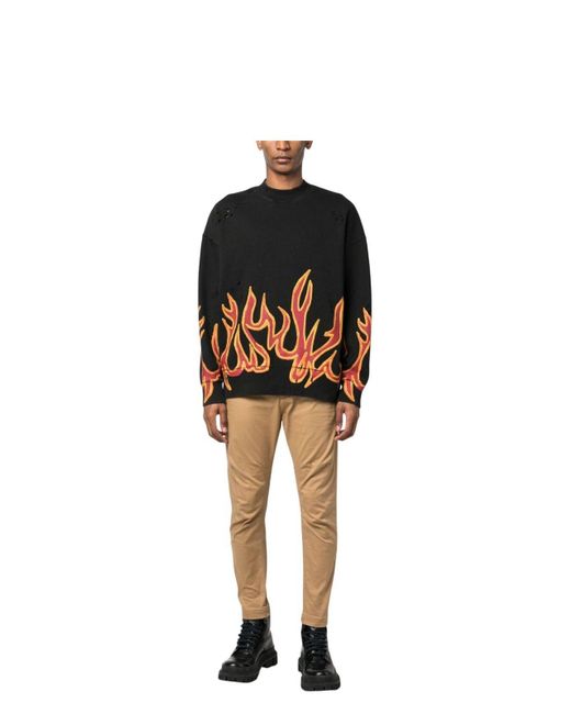 DSquared² Natural Comfortable Cotton Blend Trousers for men