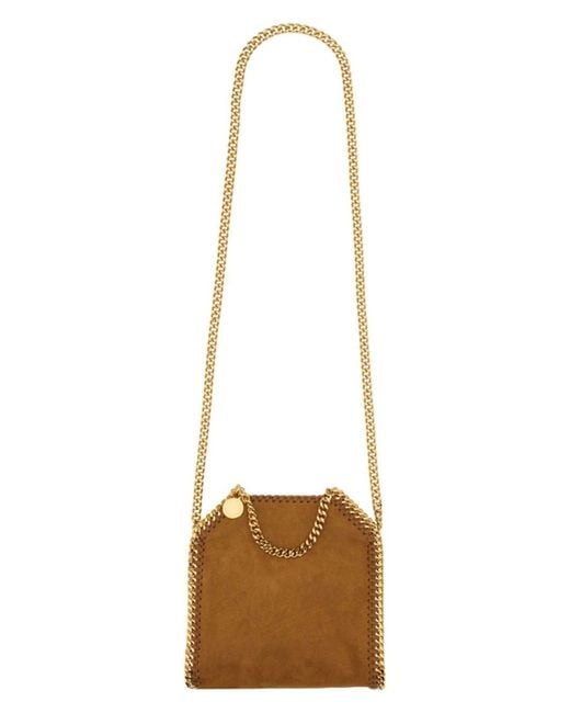 Stella McCartney Falabella Tiny Bag in Natural | Lyst UK