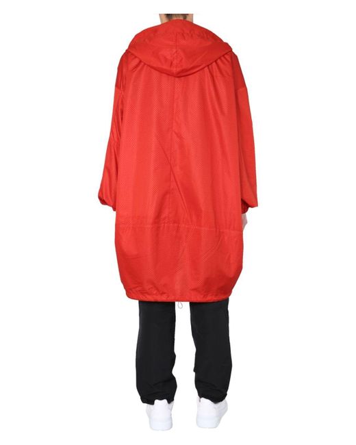 Givenchy Red Oversize Fit Parka for men