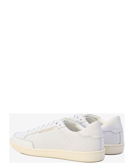 スニーカー Saint Laurent White Sl 10 Low Sneakers Saint Laurent Sl/10 Low Sneakers in White for Men | Lyst