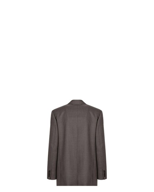 Saint Laurent Gray Wool Blazer for men
