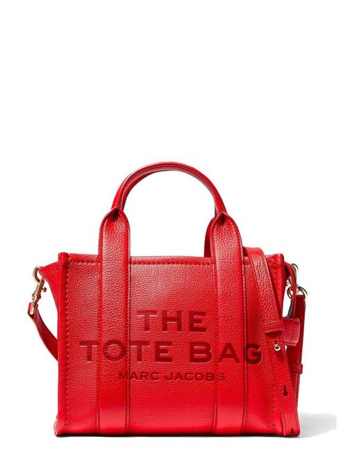 Marc Jacobs Red Stylish Bag With Unique Materials