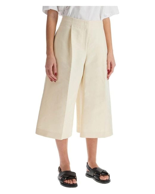 Marni Natural Wide Bermuda Logosymbol Shorts
