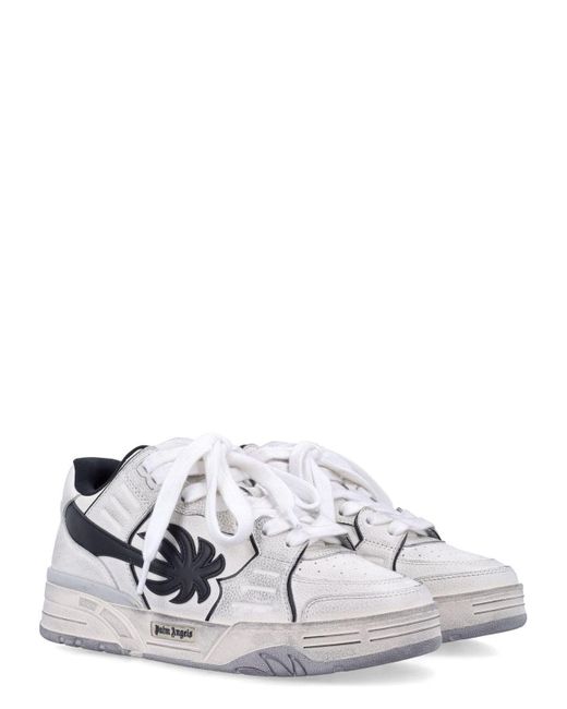 Palm Angels White Venice Worn-Out Sneakers for men