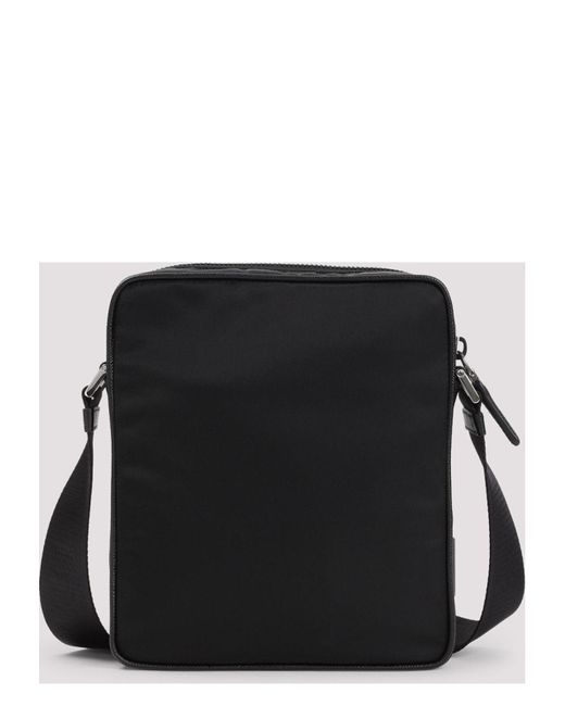 Prada Black Polyamide Cross Body Bag for men