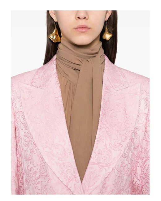 Etro Jacquard Blazer in Pink | Lyst