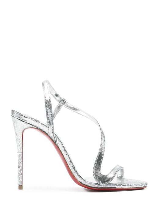 Christian Louboutin White Calf Leather Sandals