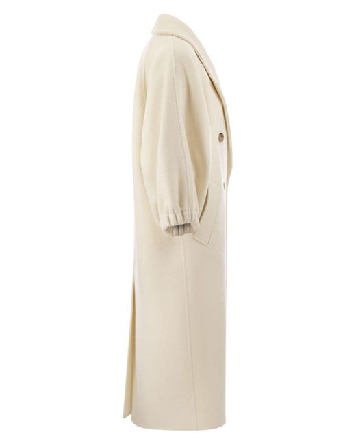 コート MAX MARA IVORY CASHMERE ZAFFO COAT Max Mara Ivory Cashmere Zaffo Coat in Natural | Lyst