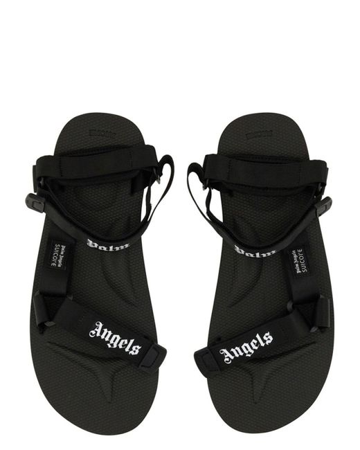 Palm Angels Black X Suicoke Depa Sandals for men