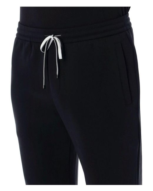 Emporio Armani Black Jogging Pants for men