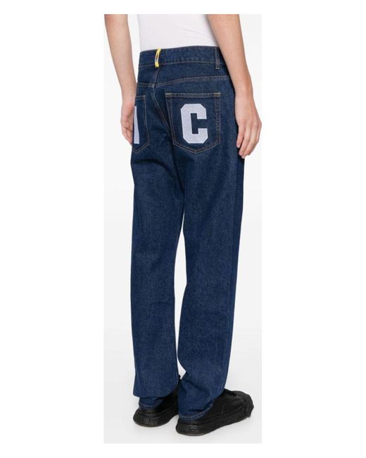 BBCICECREAM Blue Running Dog Denim Jeans for men