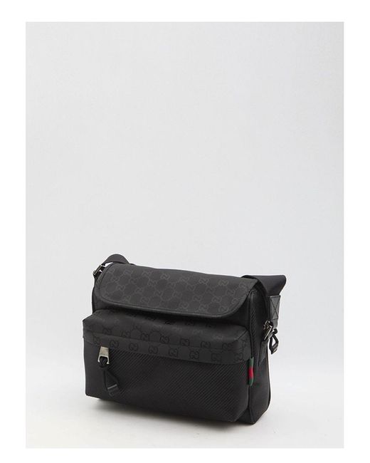 Gucci White Medium Gg Shoulder Bag for men
