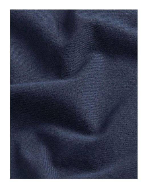 Woolrich Blue Logo Cotton T-Shirt