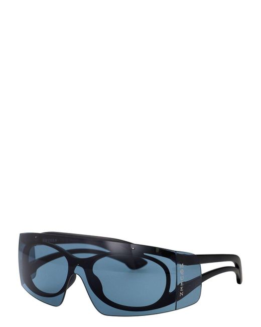 Alexander McQueen Blue Injectate Sunglasses