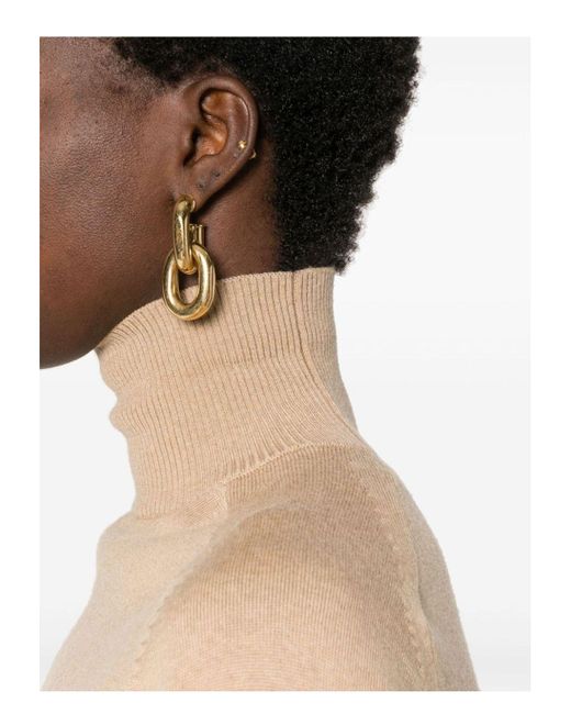 Max Mara Natural Wool Turtle-Neck Sweater