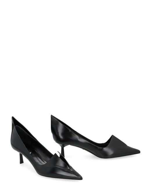 Prada Black Leather Pumps