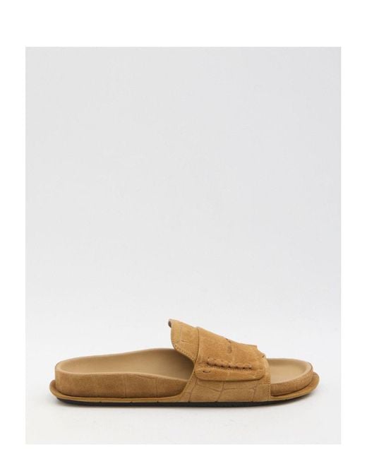 Jacquemus White Mocassin Sandals