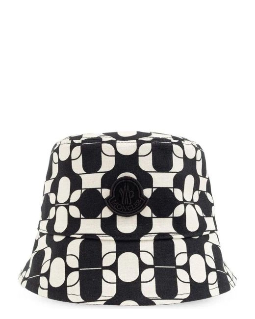 Moncler Black Bucket Hat