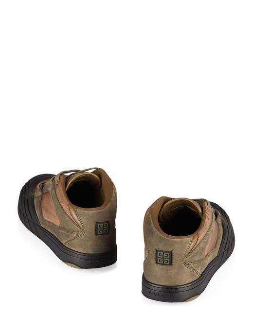 Givenchy Brown Skate Mid-Top Sneakers for men