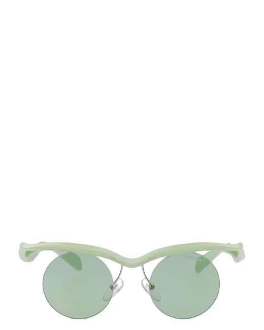 Prada Green Injected Sunglasses