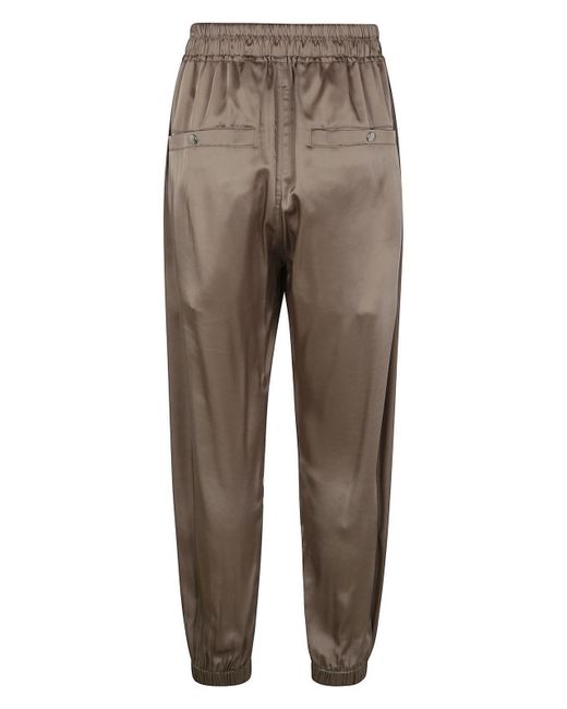 Rick Owens Gray Track Trousers