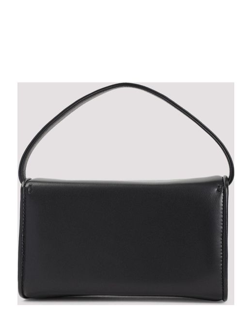 Roger Vivier Black Leather Micro Pilgrim Bag