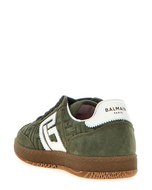 Balmain Green Chic Sneakers