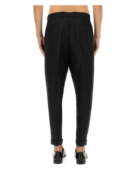 Dolce & Gabbana Black Canvas Pants for men