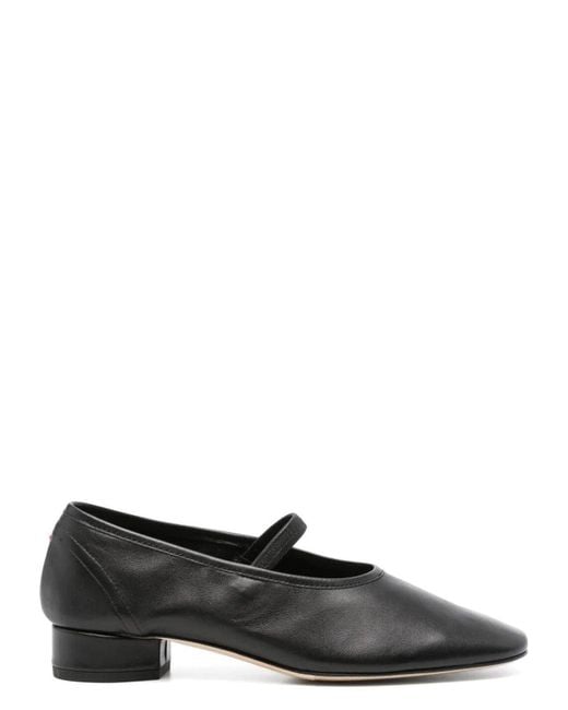 Aeyde Black Pippa Nappa Leather Sandal