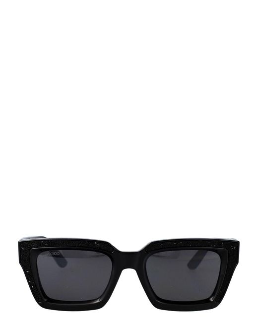 Jimmy Choo Black Acetate Sunglasses