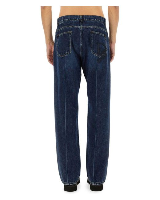 Dolce & Gabbana Blue Oversized Jeans for men