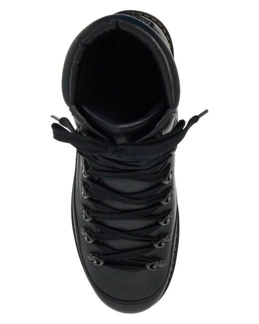 Moncler Black Trekking Ankle Boot Peka Trek for men