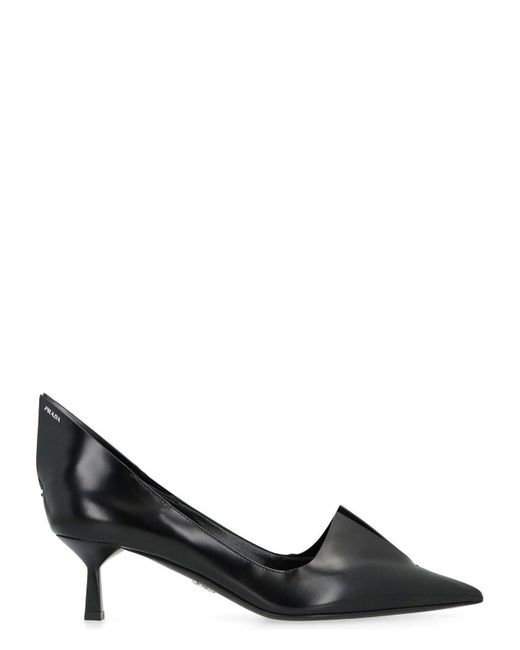 Prada Black Leather Pumps