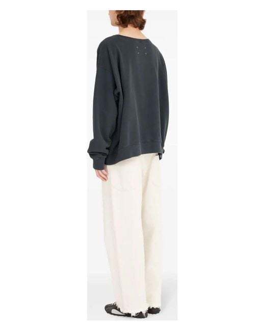 Maison Margiela Black Numbers Motif Sweater for men