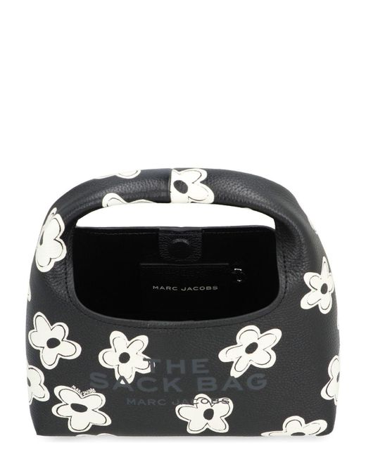 Marc Jacobs Black The Daisy Mini Sack Bag Leather