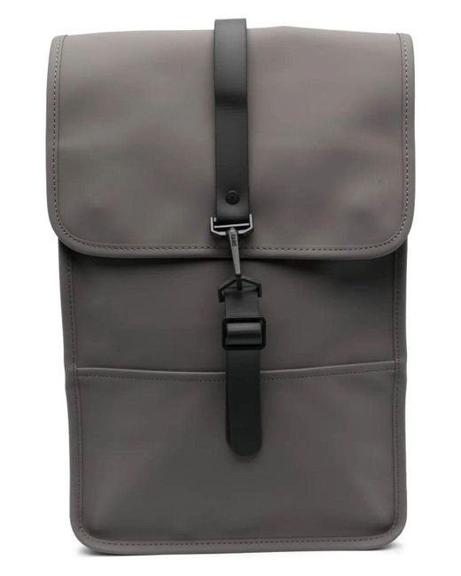 Rains Gray Backpack Mini