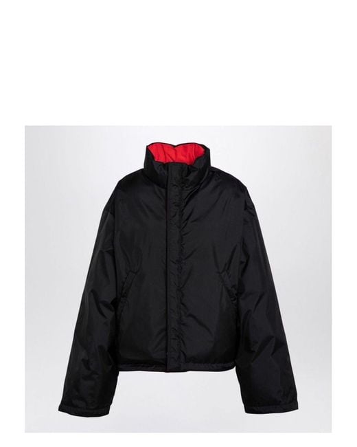 Balenciaga Red Reversible And Down Jacket