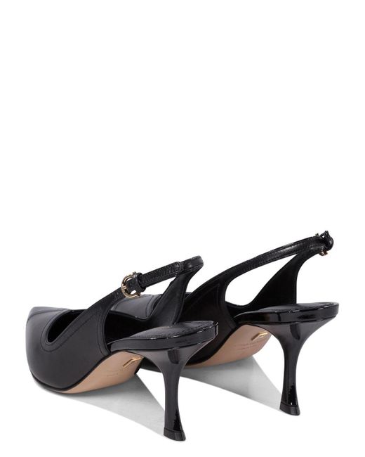 Ferragamo Black Heeled Shoes