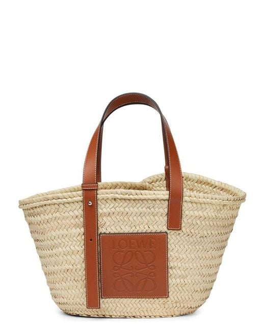 Loewe Brown Classic Basket Bag