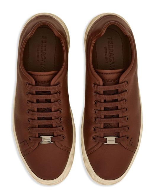 Ferragamo Brown Comfortable And Stylish Sneakers for men