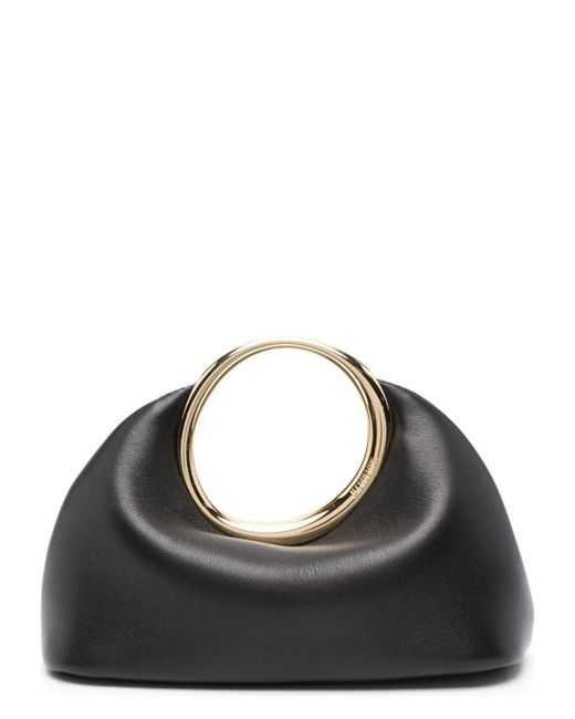 Jacquemus Clutch Le Petit Calino Golden Handle in Black | Lyst