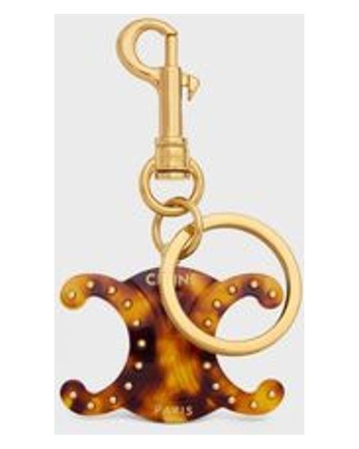 Céline Metallic Triomphe Kering Charm